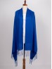 Solid Color Shawl Scarf W/ Tassels